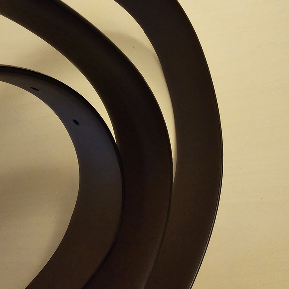 Barneys New York reversible leather belt size 42 black made in Italy width 1.5" - Picture 5 of 9